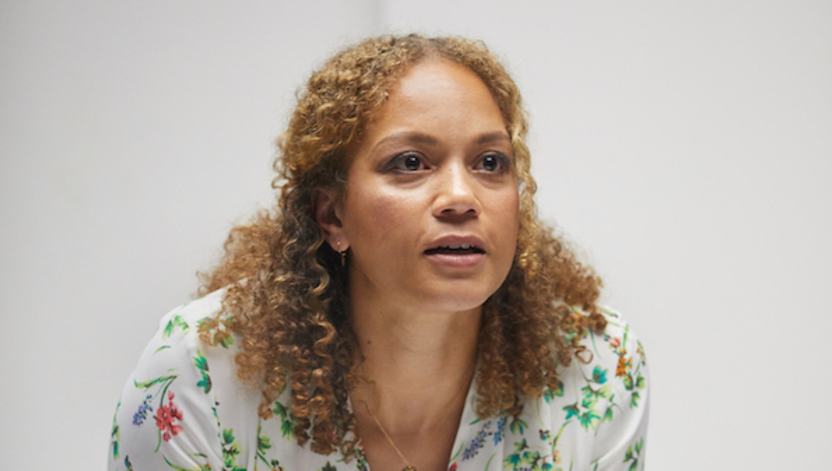 ANGELA GRIFFIN STARS IN BUILDING THE WALL