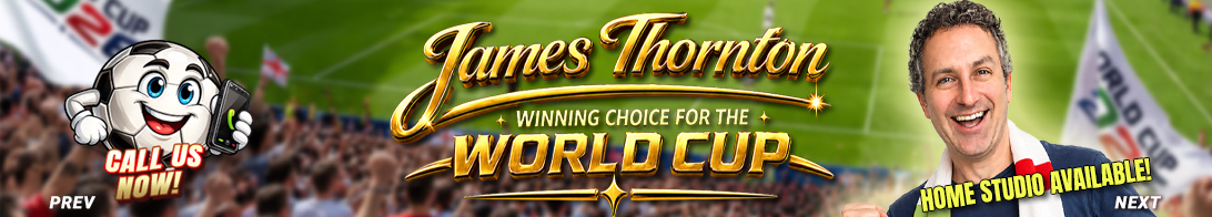 James thornton the Voice of the World Cup 2026