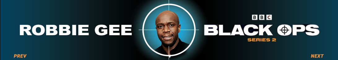 Robbie Gee stars in the new series of Black Ops