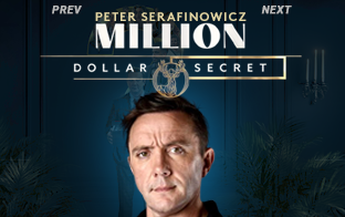 Peter Serafinowicz hosts Million Dollar Secret now streaming on Netflix