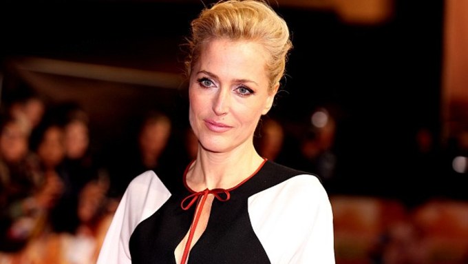 Gillian Anderson on the red carpet