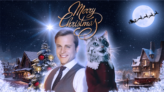 Kevin Bishop is the voice of Puss this Christmas
